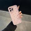 High Bamboo Pink Colored Heart-shaped Phone Case Suitable for iPhone 17 16 15 14 13 12 11 Pro/Max/Plus Anti Drop and Shockproof