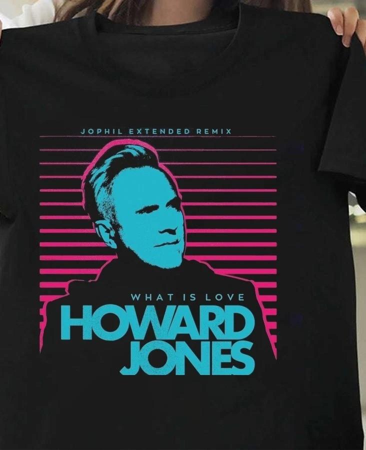 RARE! Howard Jones Black Cotton All size S-5XL Shirt CS192 Unisex T-Shirt XL
