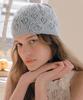 ROLAROLA Corsage Knit Beanie Light Blue