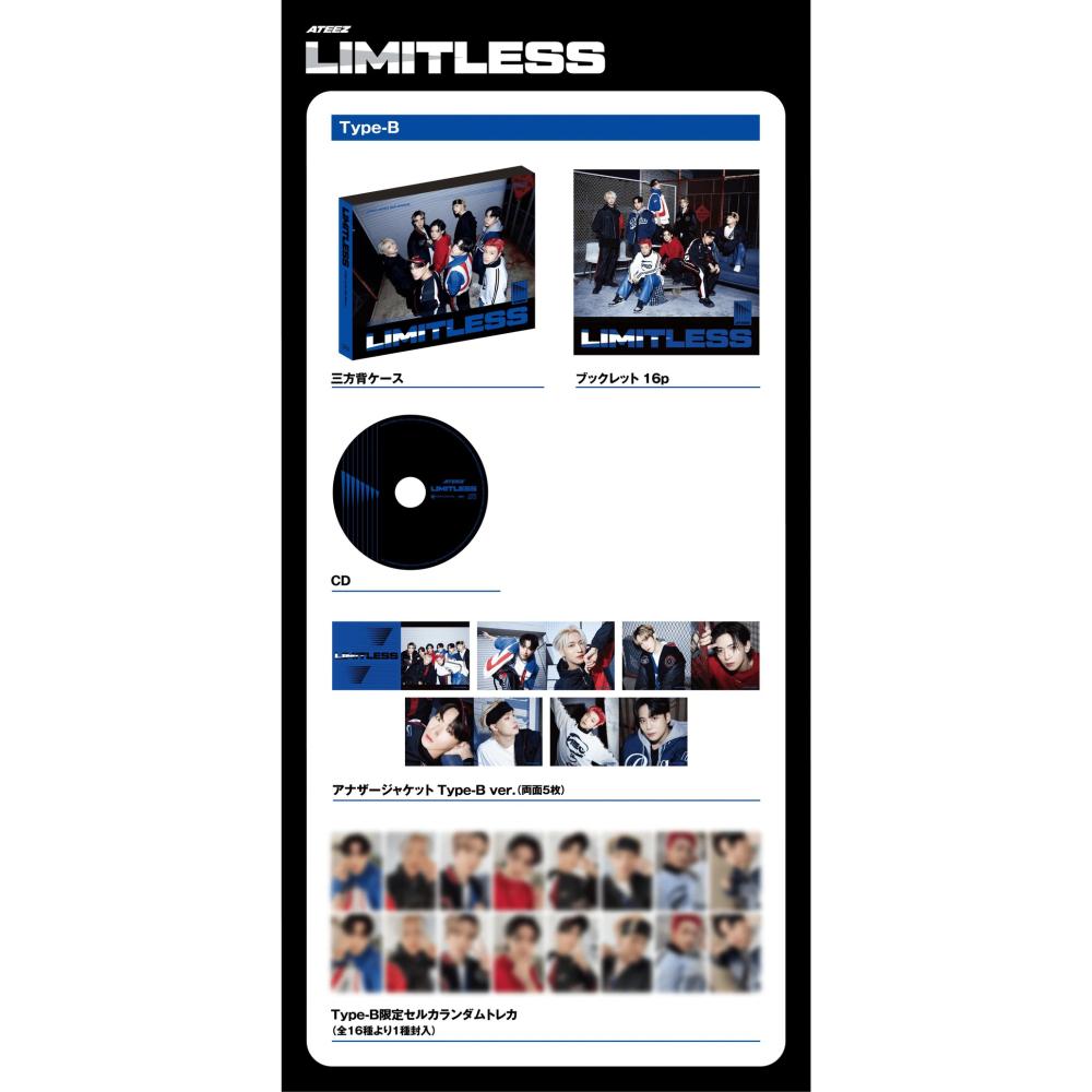 ATEEZ - Japan 2nd Single Album [LIMITLESS]