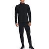 Under Armour Solid 1/4 Zip Training Slim Fit Long Sleeve T-Shirt Men Tops Black 1379673-001
