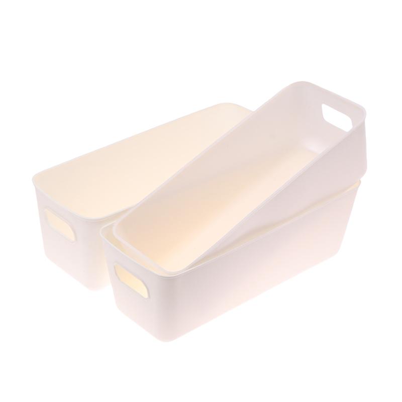 1 Stück Desktop-Aufbewahrungsbox für Schreibwaren Weiß Toilettenartikel Kosmetik Verschiedenes Kunststoff-Aufbewahrungs-Organisationsbox Schubladen-Organizer