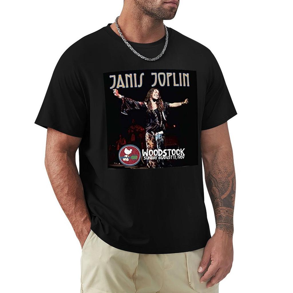 Janis Joplin Tshirt Modern Print Casual Tshirt