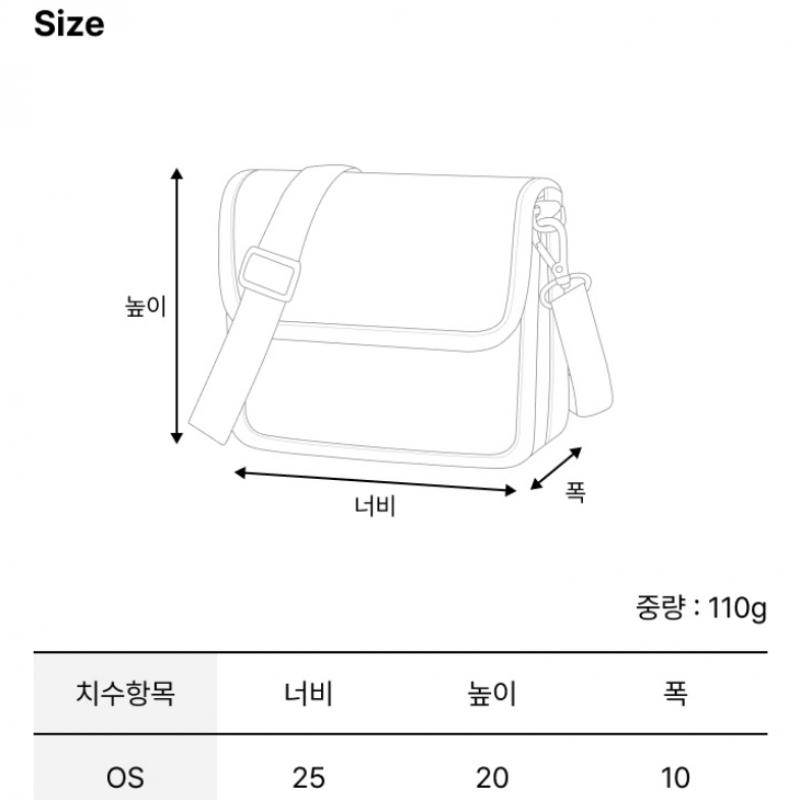 Kangol Essential Air Crossbody Bag Black 3391