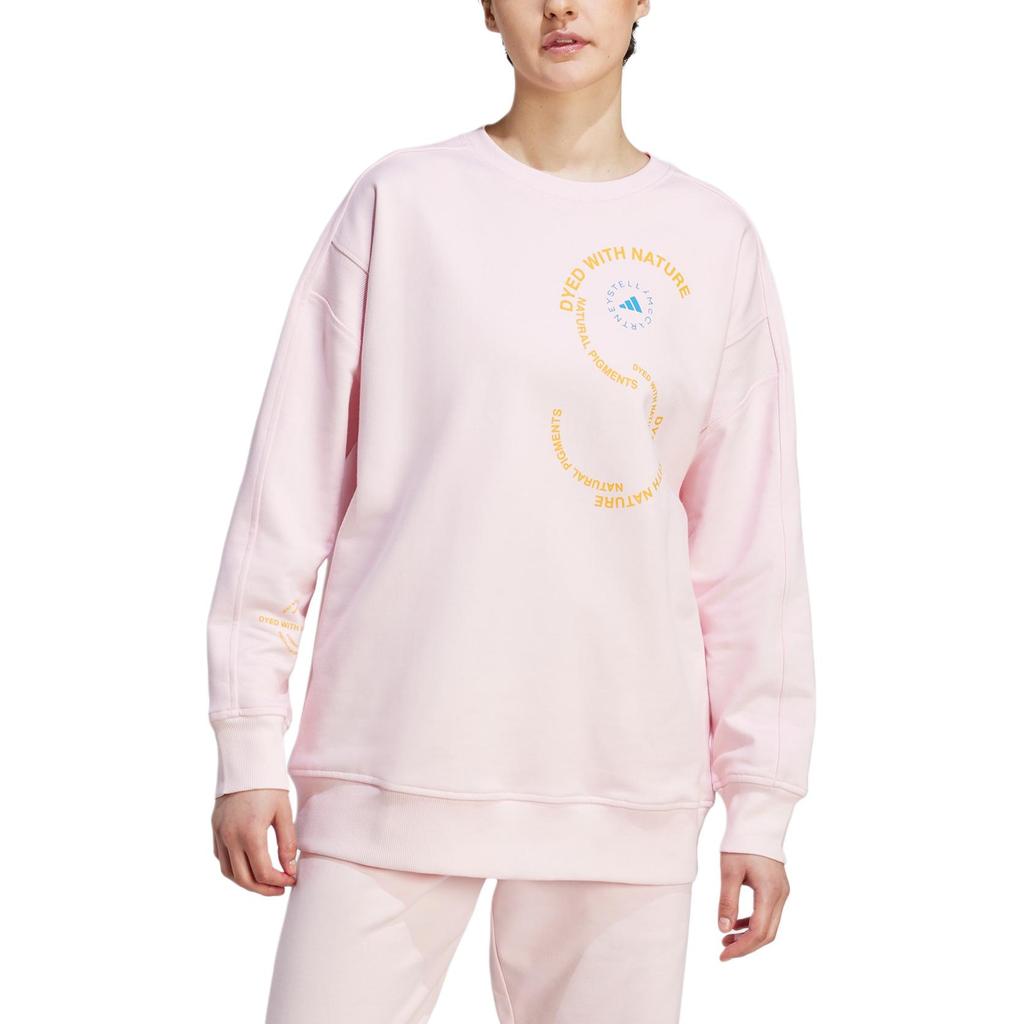 Adidas Stella McCartney Co-branded Sportswear Soft Sweatshirt Unisex Daily Casual Comfort Top Pink IA7715