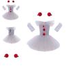 Set Vestito da Clown Principessa Scintillante per Spettacolo di Halloween per Bambini