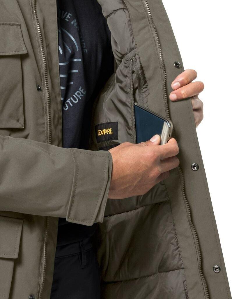 Куртка Jack Wolfskin Glacier Canyon Parka (1107674) пыльная олива