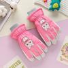 Plush Cycling Mittens Cute Bear Winter Gloves New Ski Gloves  for Outdoor Cycling Skiing