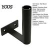 Wall Mounting Hardware Antenna Mount Bracket for Navimow I105E, Stainless Steel 90 GPS Holder Degree Angled, Weather Resistant Exterior Pole