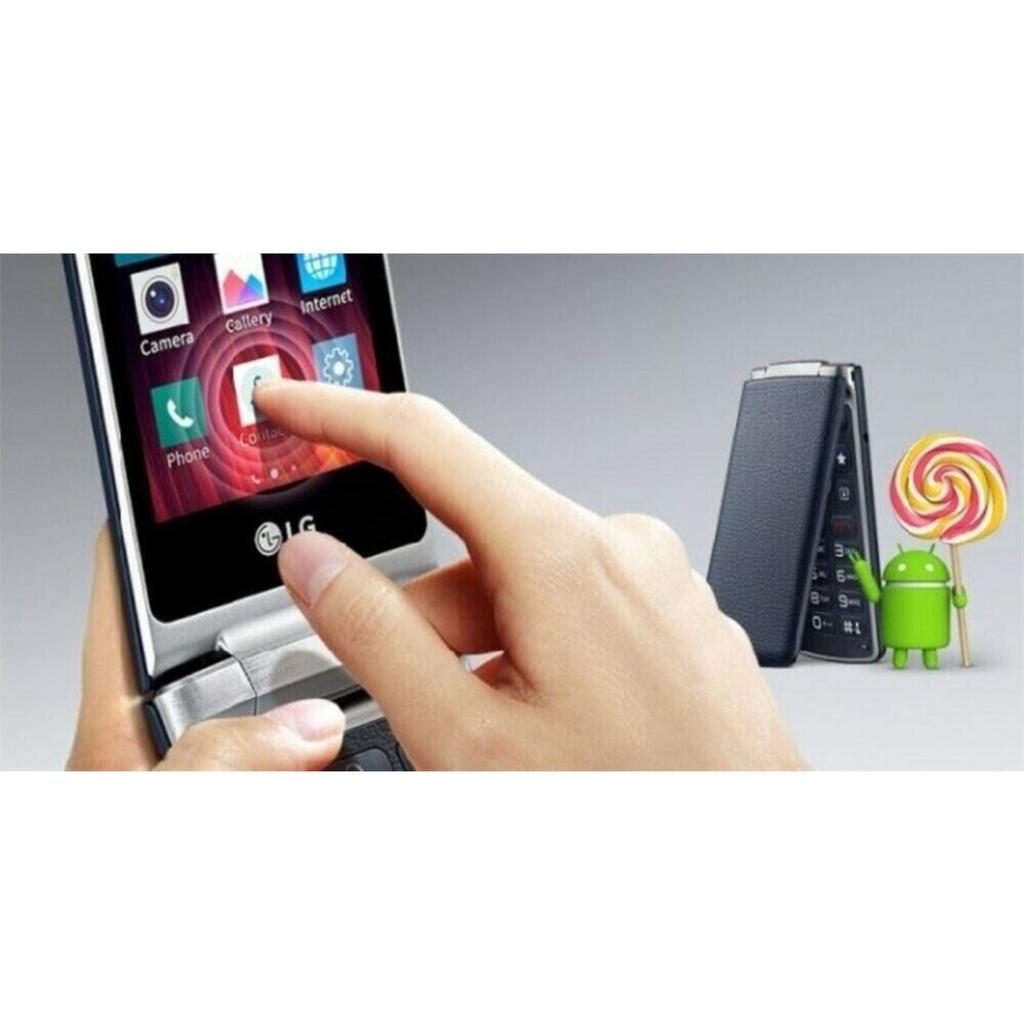 Refurbished LG Wine Smart H410 Original Big Keyboad 4G Flip TouchScreen Unlocked Android Smartphone