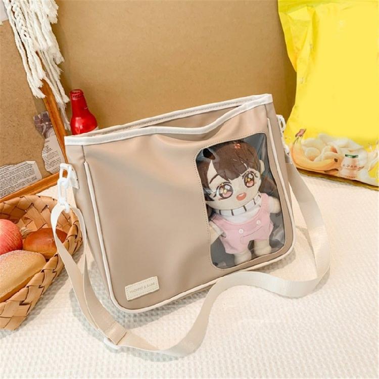 Clear Messenger Bag Versatile Shoulder Crossbody with Large Capacity for Women