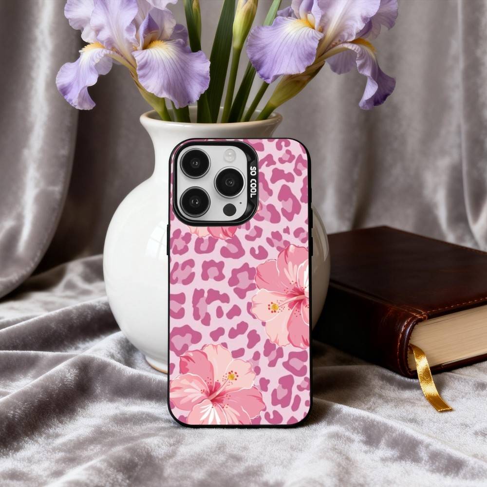 C-Cute L-Lily L-Flower & L-Leopard Phone Case For iPhone17,16,15,14,13,12,11 Plus,Pro Max Black Candy silver phone case iPhone13