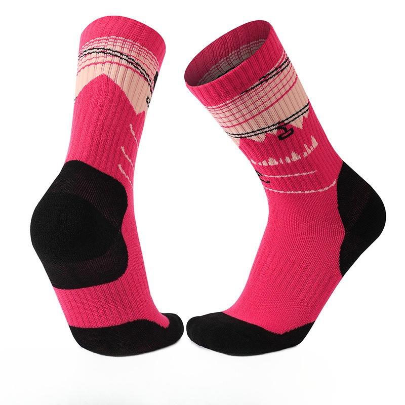 Ladies Autumn and Winter Thick Wool Hoop Heat Storage Warm Outdoor Hiking Medium Tube Wool Socks