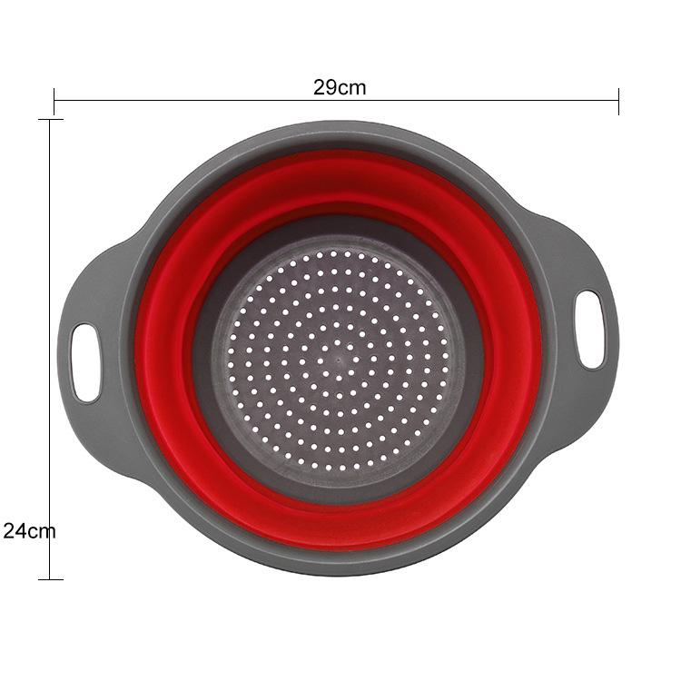 Collapsible Colander for Kitchen Fruit Vegetable Washing Basket Strainer Foldable Basket Drainer Kitchen Tools