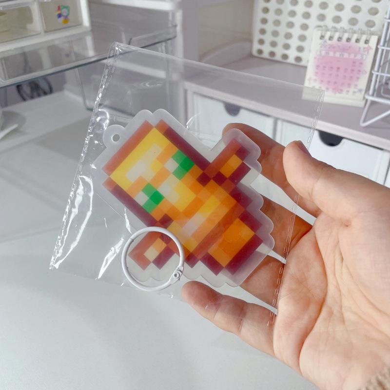 My World Peripherals 10CM Extra Large Minecraft Undead Totem Acrylic Keychain Pendant