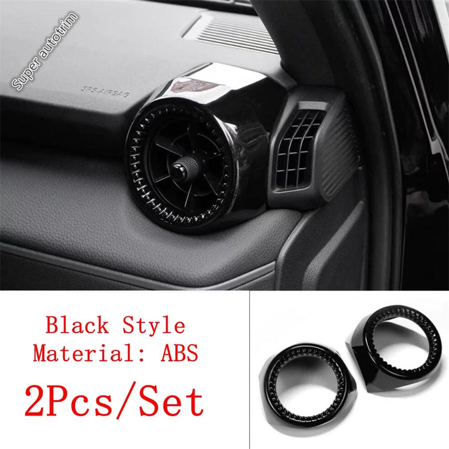 Black Head Light Steering Wheel Dashboard Frame Cover Trim Accessories For Toyota Land Cruiser 250 Prado LC250 2024 2025 2026