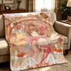 anime C-Cardcaptor Sakura-A Throw Thick Comfort Flannel Quilt, Multi-scene Use Indoor Outdoor Daily Nap