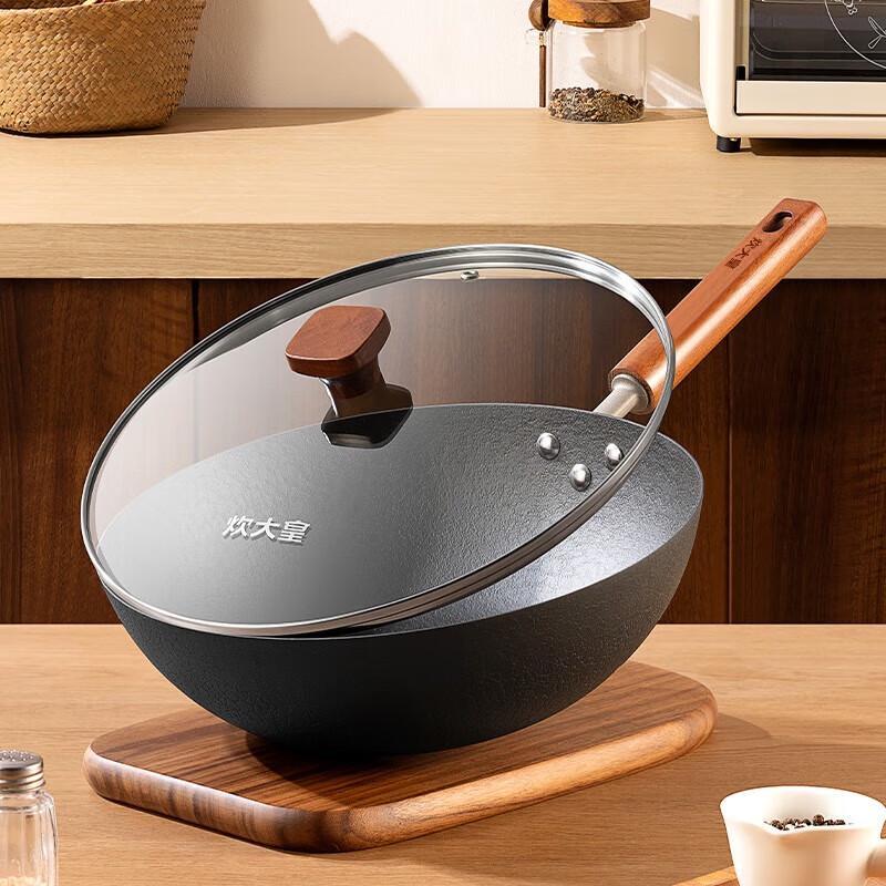 COOKER KING 32cm Iron Wok