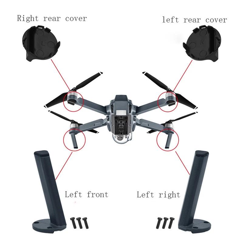 Replacement For DJI Mavic Pro Landing Gear Drone Motor rm Front Left Right Rear Cover Repair Parts