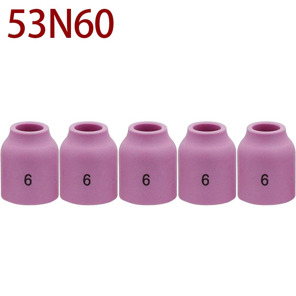 5XTIG Gas Lens Alumina Nozzle Ceramic Cups 53N59 53N58 53N60 53N61 53N61S For SR WP- 9/20/25 TIG Welding Torch Welding Material