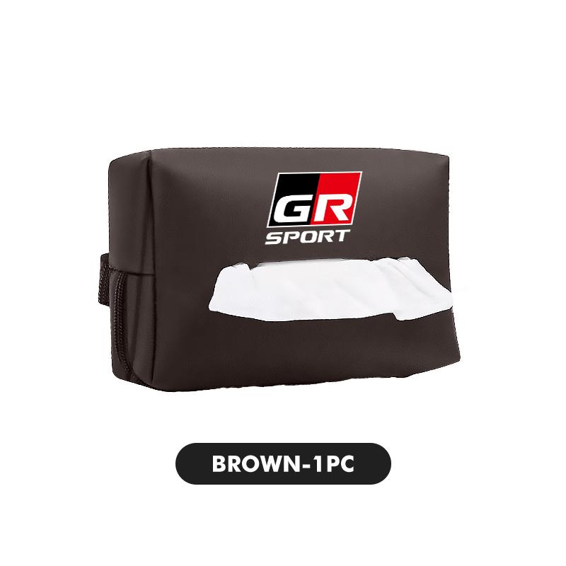 

For Toyota Portable Car Seat Back Hanging Tissue Protetor Cover Paper Towel Storage Accessories Camry Highlander C-HR Hilux Vios