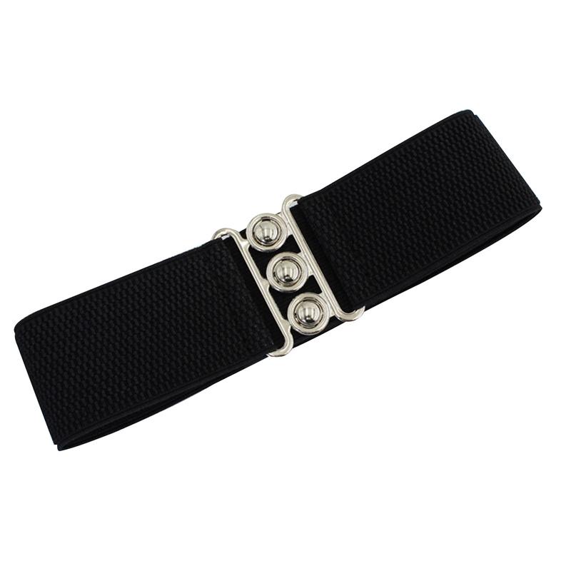 Korean Style Buckle Elastic Wide Belt Wide Cummerbund Strap Belt Waist Female Women Accessories