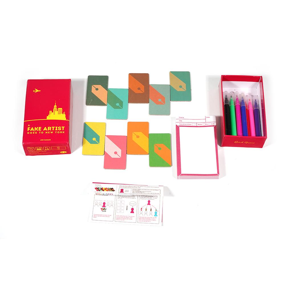 Party Games A Fake Artist Goes To New York Board Game And SCOUT Creative Party Card Game for Groups