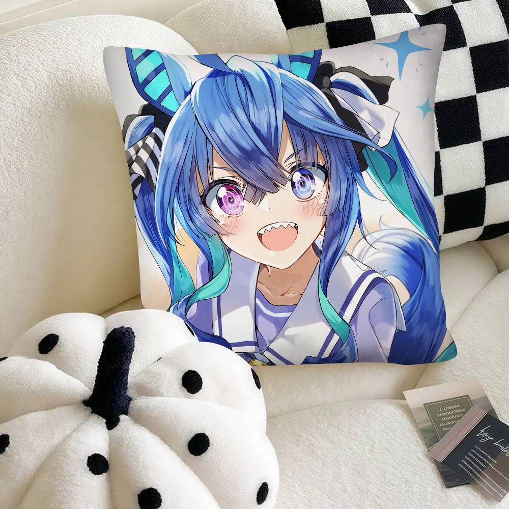 Twin Turbo Hot Anime Umamusume Pillow Case Square Pillow Bedroom Sofa Leisure Comfort Cushion Car Home Decoration
