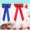 Luxurious 60cm Red Velvet Christmas Bow Decoration For Festive Tree Ornamentation