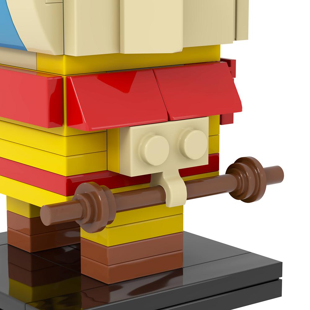 MOOXI Cartoon Avatar 97Pcs Bricks Aang BrickHeadsed Building Blocks Anime Kids Education Toys For Children Birthday Gift MOC7139