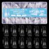 Glossy Semi-Frosted False Nail Art Tips - Boxed, Seamless, Wearable Stickers