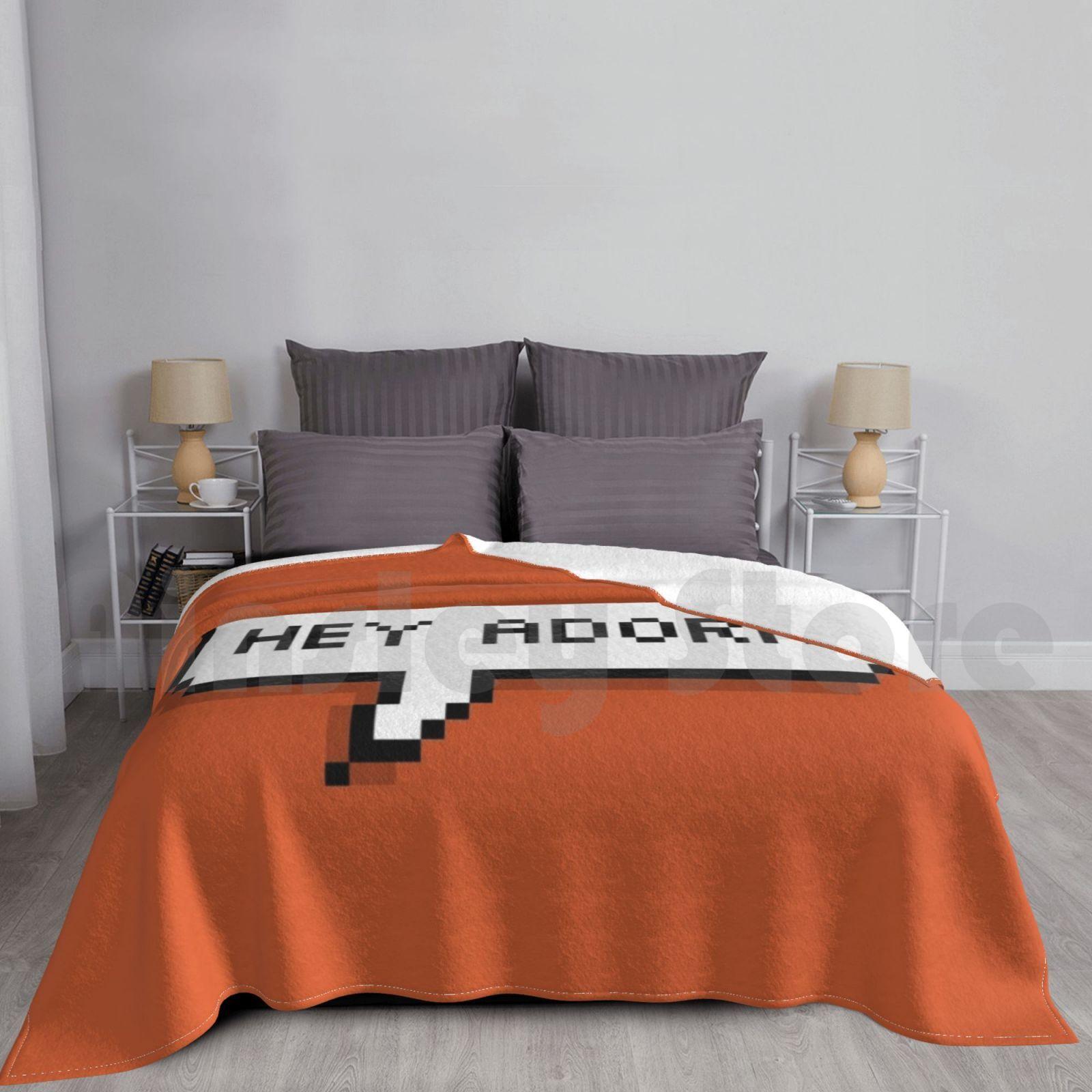 Hey Adora She-Ra Blanket For Sofa Bed Travel She Ra Catradora She Ra Stcikers Adora Catra Shera Size: 75*100cm, Weight: 230 GSM