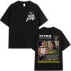 2025 Rapper Myke Towers Europe Tour Tshirts Men Women Fashion Hip Hop Short Sleeve Tshirt Cotton Oversized T Shirts Streetwear