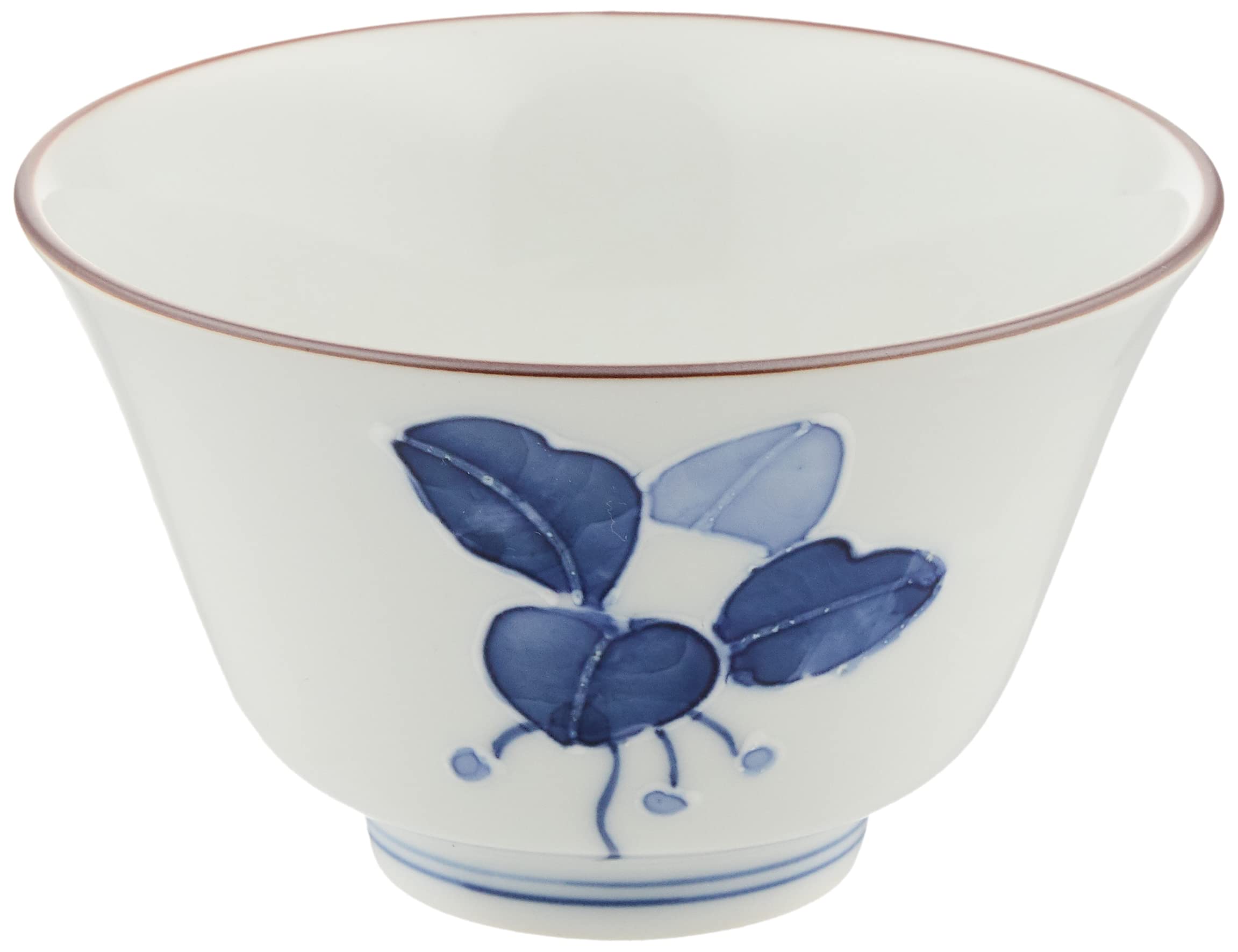 

Hasami reversed sencha tea Manryo 99566 ware, bowl, pattern, синий