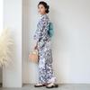 16 Patterns To Choose from Yukata Heko Obi Set Tokimeki Summer Love Yukata Heko Obi 2 Piece Set Small Flowers In Navy Blue On White (16. Background)