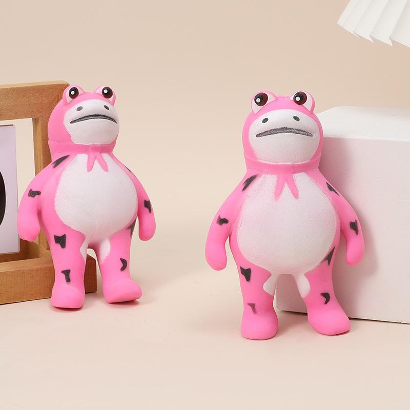 Anti-Stress Toy Frog Creative Decompression Pack Sand Stress Relief Hand Pinch Cartoon Toy Gift Prop J55