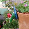 Flowerpot Dwarf Statue Planter Hanging Gnome Figurine Resin Dwarf with Pants Hanging on Branch Ornament for Garden Fence Window Box