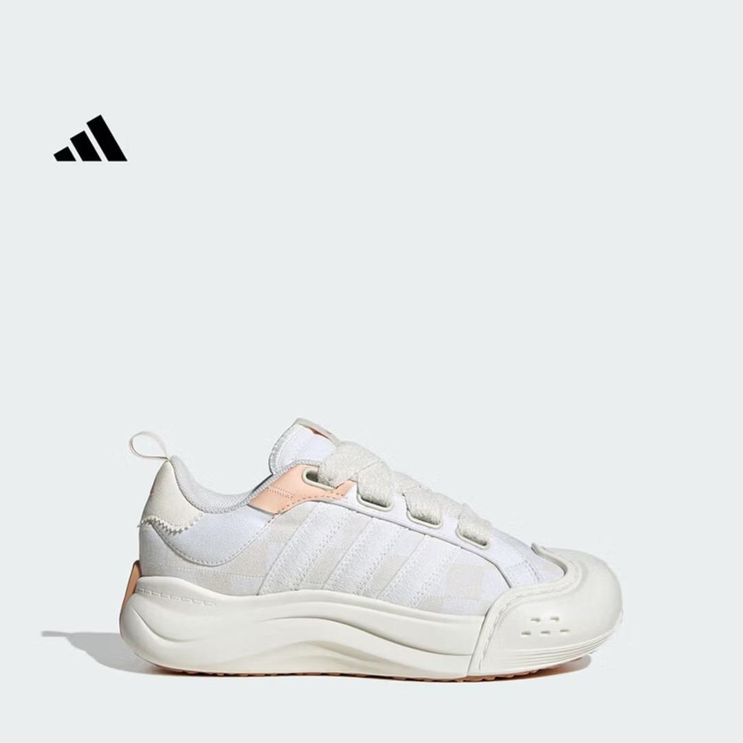 

Adidas Big Head Shoes MAXXCOURT Casual Thick-Tread Sports Shoes - Women s Adidas JR8352 35.5 белый