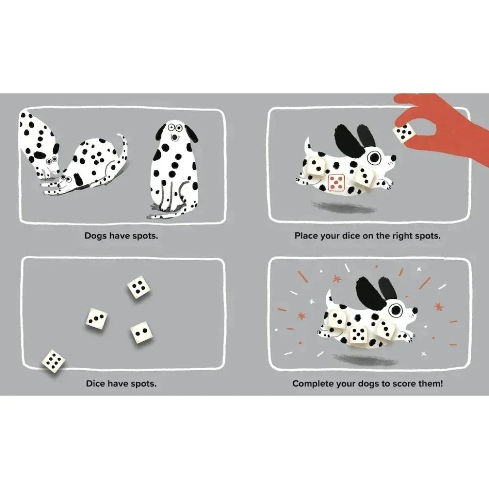 Spots Spiel Würfelspiel Brettspiel Englische Karten Familie Interaktive Spiele