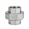 304 Stainless Steel Male Thread Union Flat Face Internal Joint Water Pipe Fitting with Soft Seal Oil Nipple, DN15 DN20.
