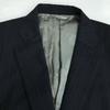 Lini L homme Italian fabric stripe tailored jacket men’s M black autumn winter(USED)