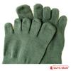 Gutsman Thinnest Organic Olive Drab Five-Toe Socks, Self-Defense Force, Cotton, Deodorizing, Medium, 25-27cm,