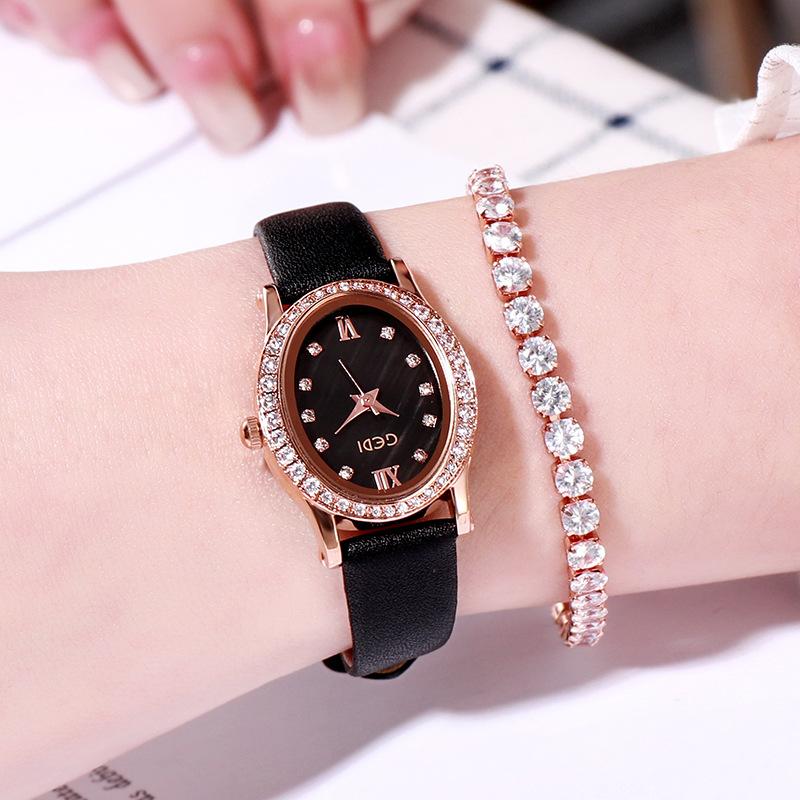 Belt Women S Watch Fashion Temperament Diamond Watch Small Dial Quartz Waterproof Women S Watch Exquisite Watch