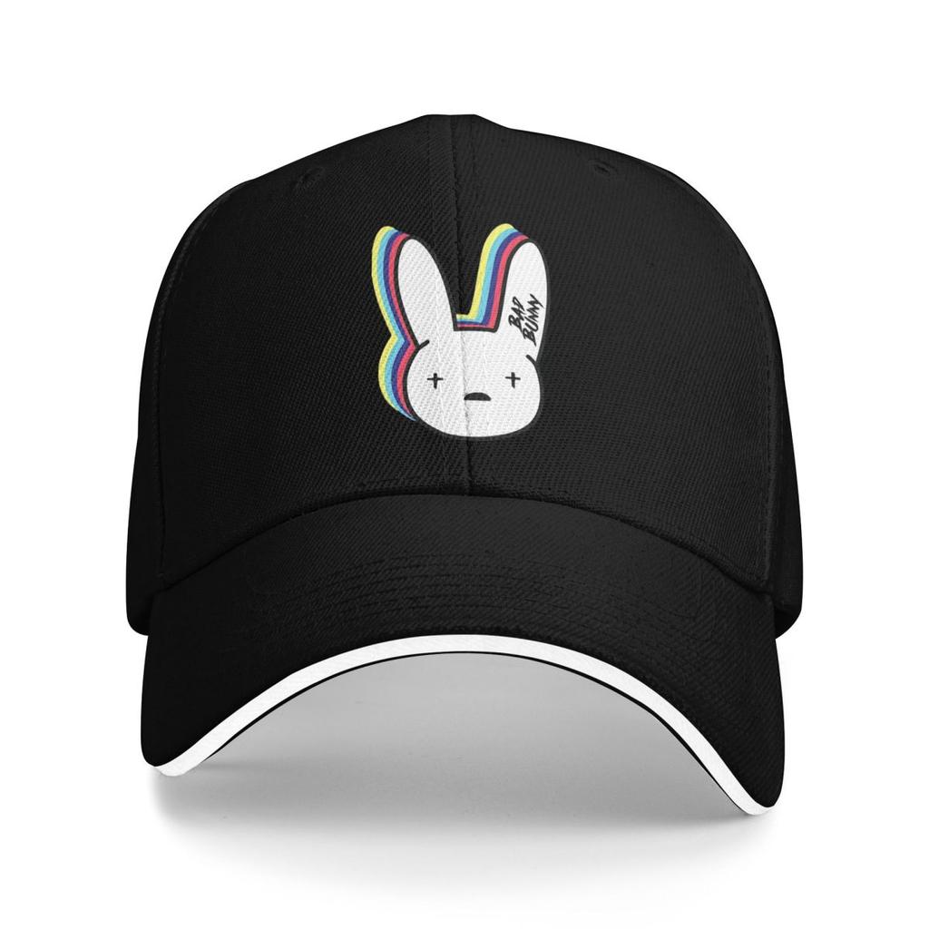 Bad Bunny Rapper Reggaeton Artist Baseball Caps Snapback Baseball Hats Breathable Casual Casquette Outdoor Unisex