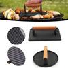 Heavy-Duty Steak Burger Press Flat Top Grill Hamburger Grinder Meat Press Board  BBQ Cooking Tool