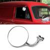 Vintage Classic Car Silver Round Side Mirror Stainless Steel Retro Side Mirror External Car Accessories