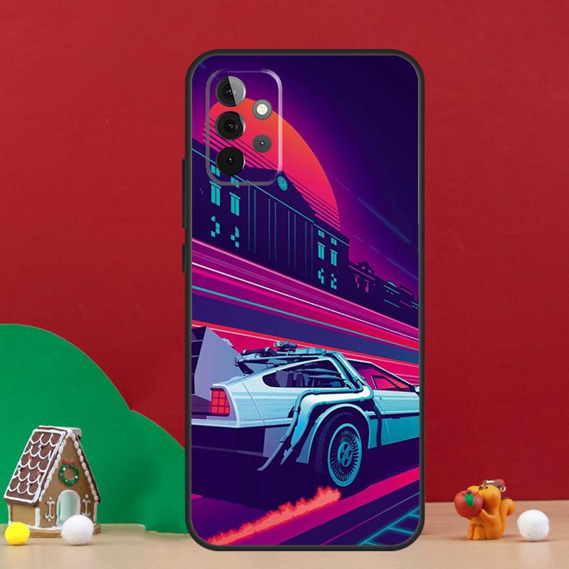 Back To The Future Time Machine Case For Samsung Galaxy A36 A56 A06 A13 A53 A32 A12 A22 A52 A35 A17 A16 A55 A15 A54 A34 A14