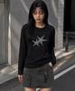 GRAVER ORDINARY [Odnr Unisex] Twins Star Long Sleeve T-Shirt_3Color