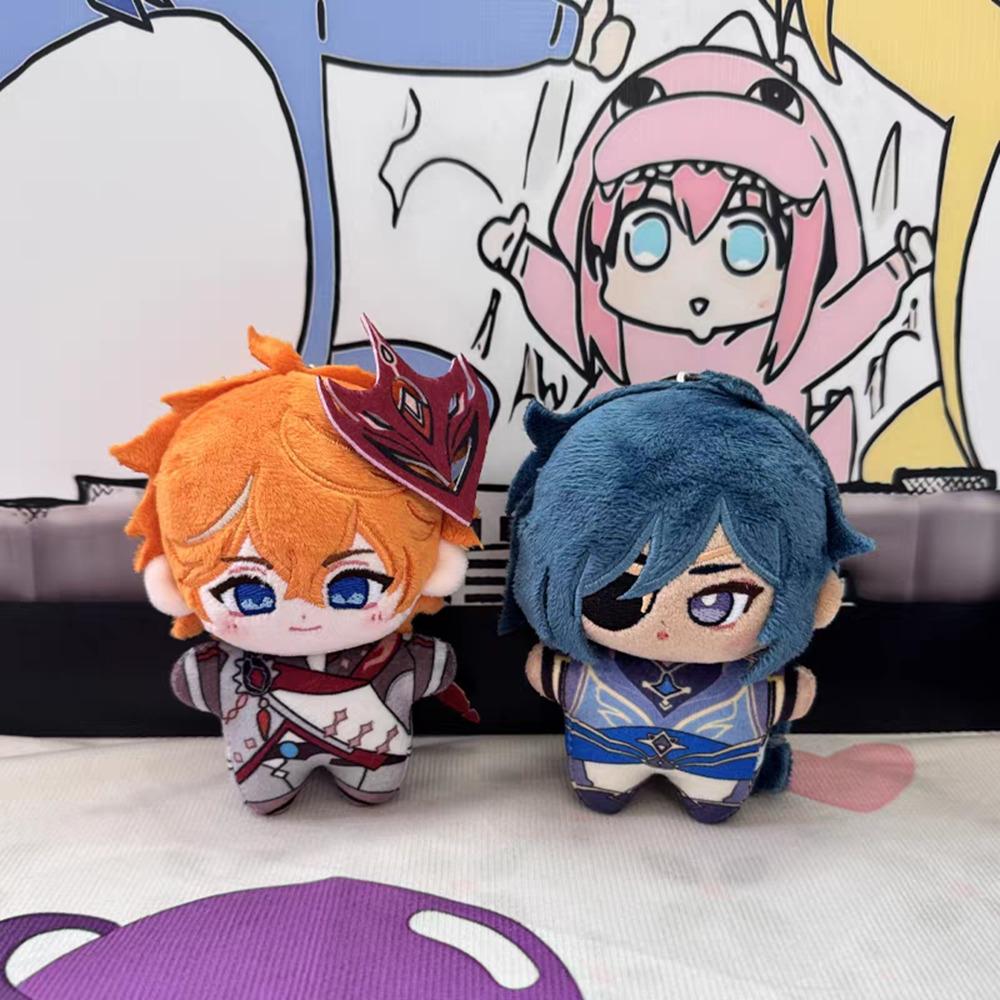 Genshin Impact Plush Toys Tartaglia Hu Tao Kaeya Citlali Starfish Body Stuffed Dolls Anime Figure Pendant