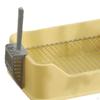 Dog Litter Pan Cage Pee Tray Bunny Bedpan with Scoop Potty for Ferrets